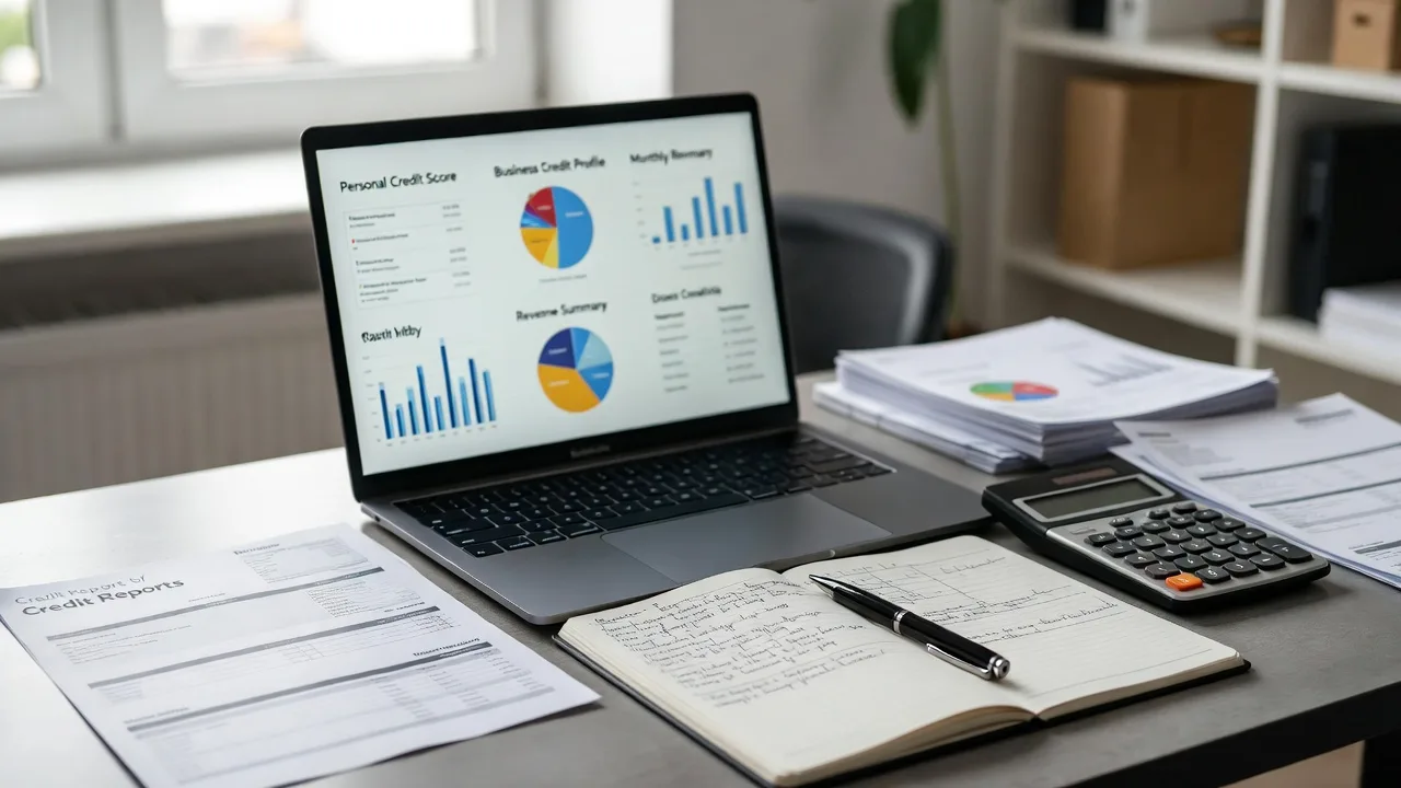 Review of personal credit, business credit, and revenue for bad credit loan approval