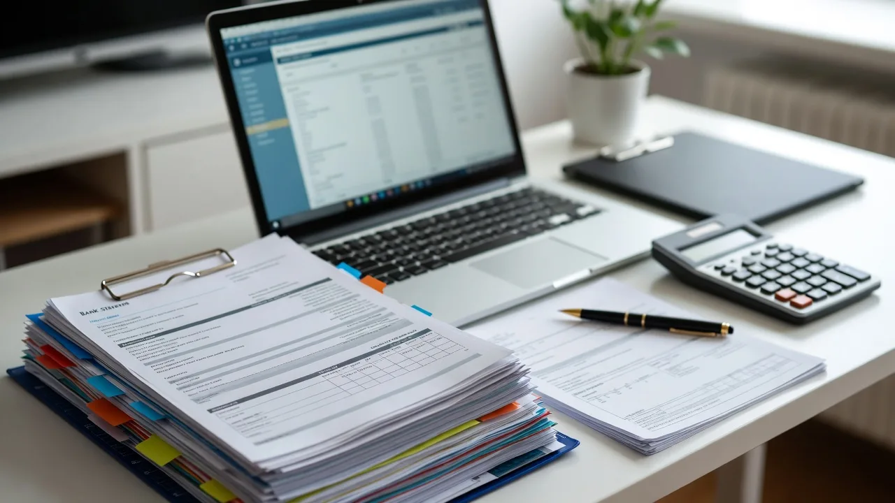 Preparing financial documents before applying.