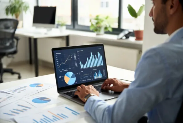 capital raising process entrepreneur analyzing business growth