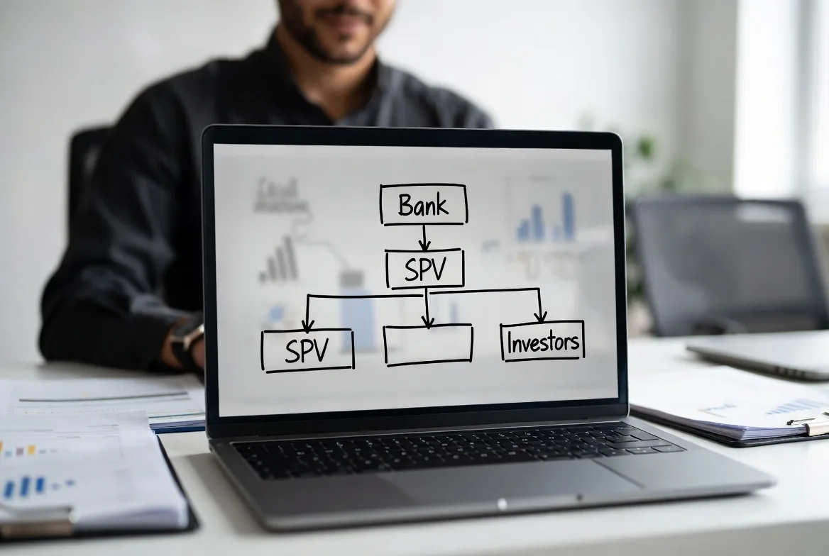securitization structure with special purpose vehicle SPV flow