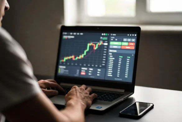 using online broker platform to trade stocks