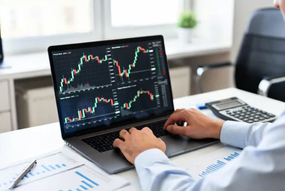 financial manager analyzing interest rate risk and costs