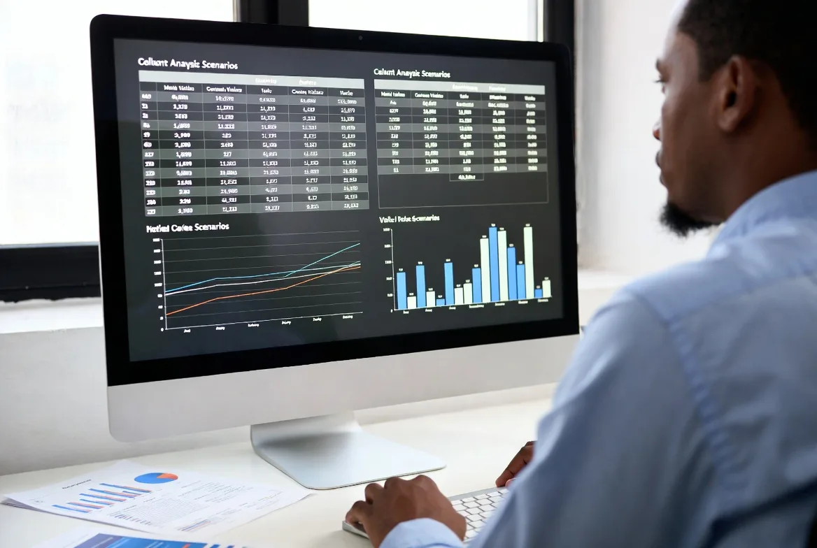 modeling interest rate hedge scenarios and financial outcomes
