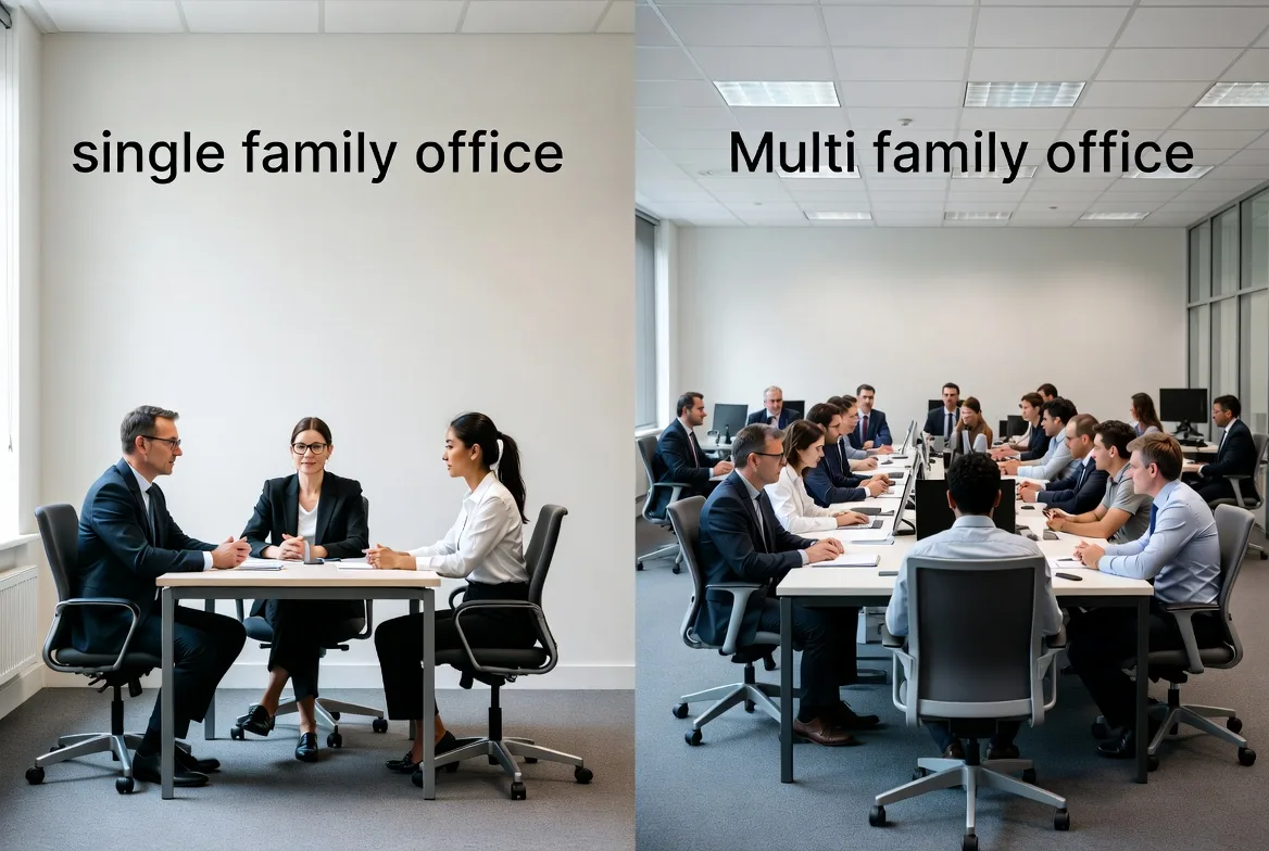 single family office vs multi family office comparison