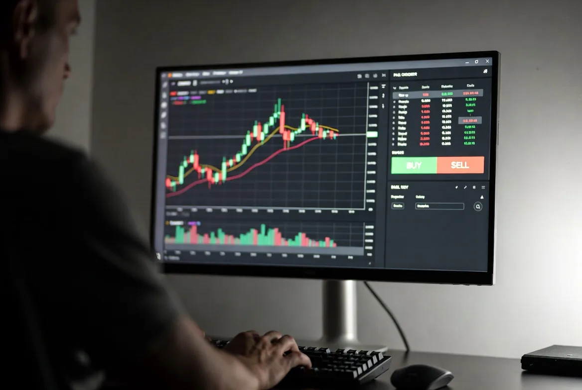 placing a futures trade on trading platform