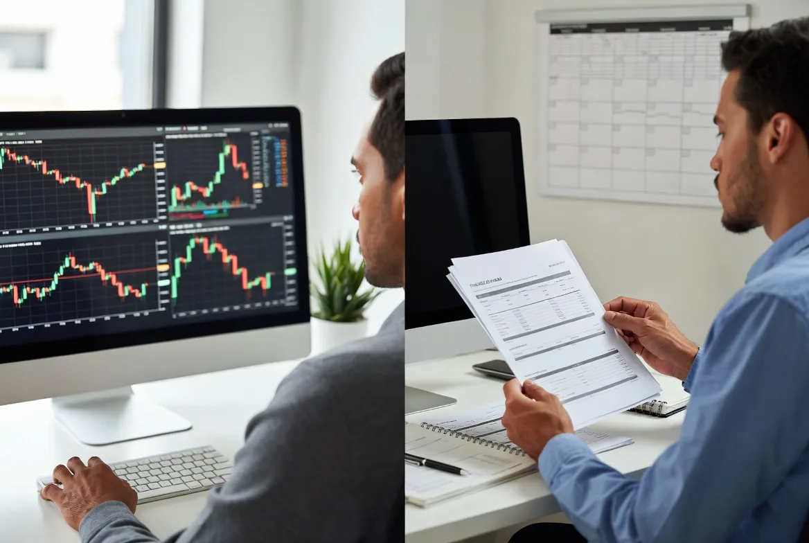 comparison of stock broker and financial advisor roles