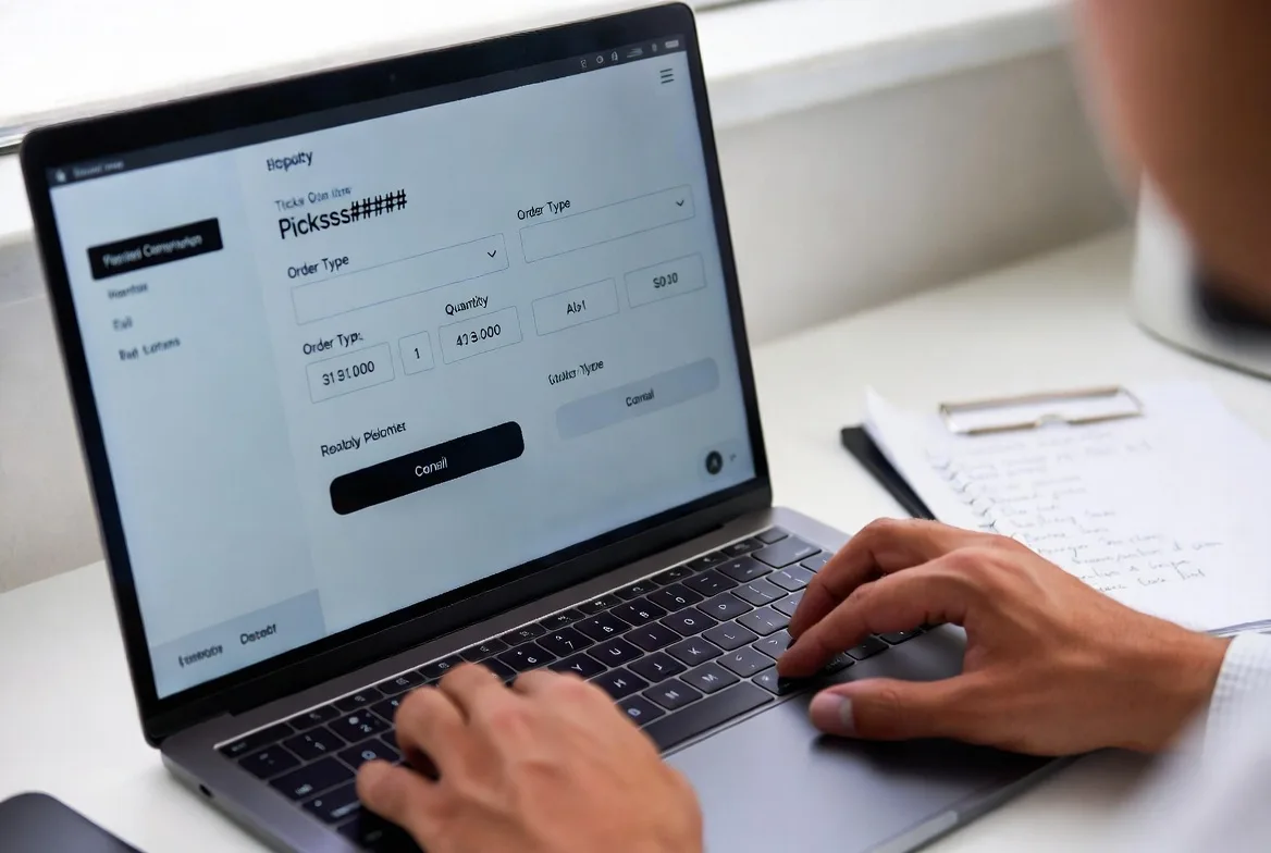 Placing your first stock order