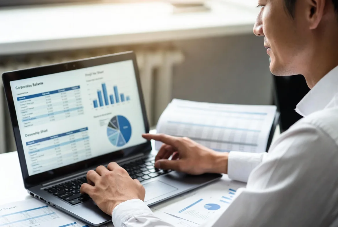 Ownership in a company can be measured and shared