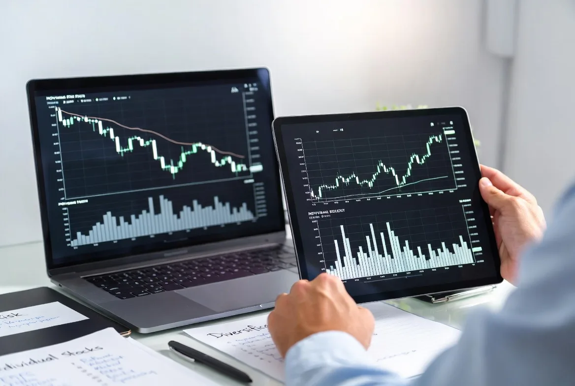 Choosing between stocks and diversified funds