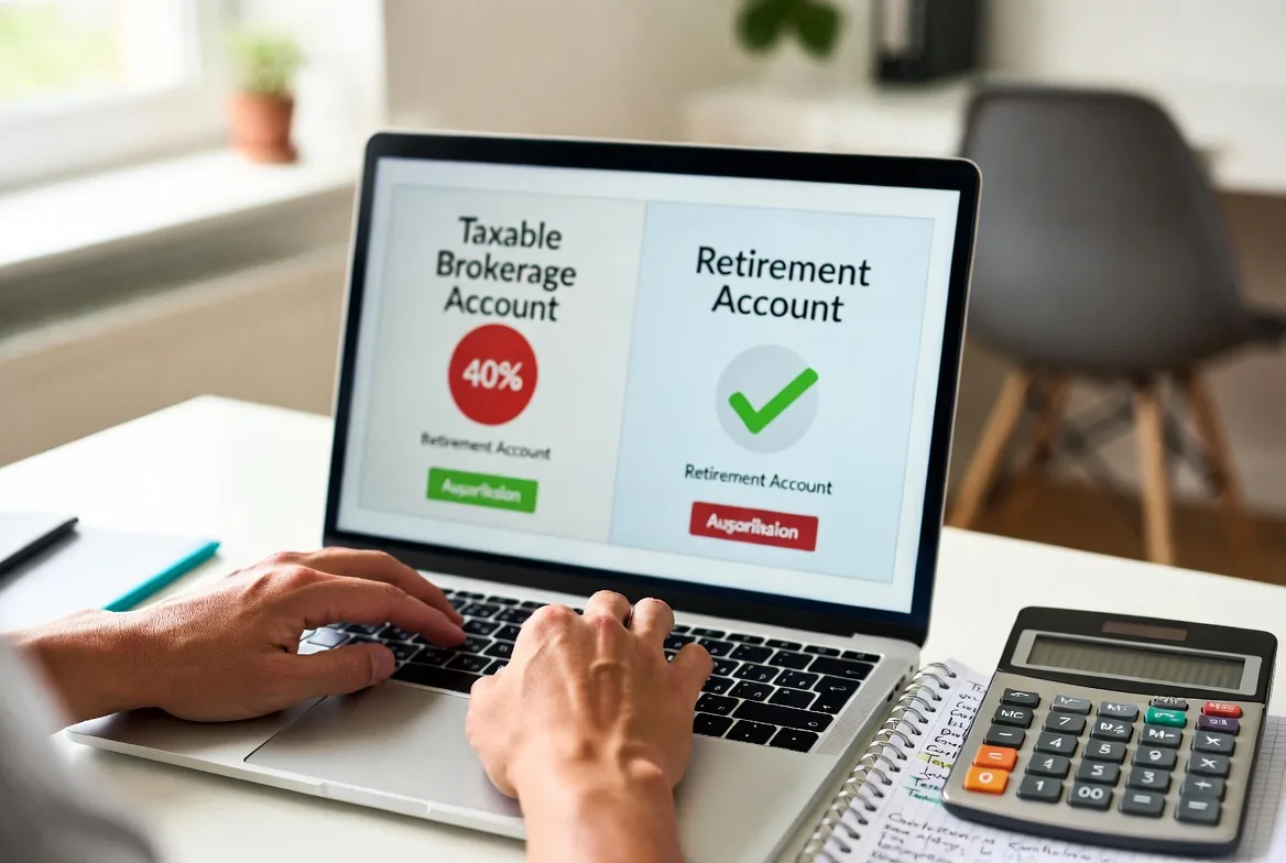 The account type changes how investing works